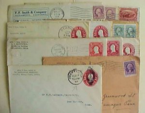 US  11 DIFF.  COVERS  1892-1933