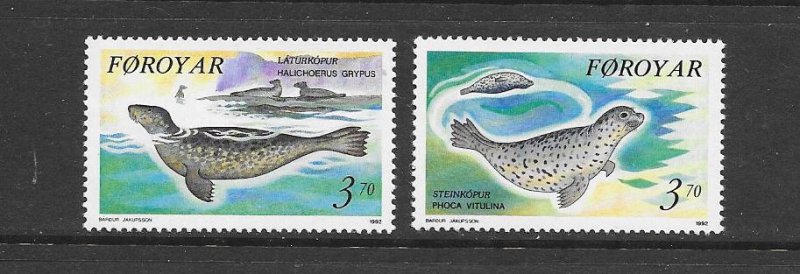 FAROE ISLANDS #239-40  MNH