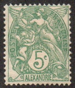 France Offices in Egypt (Alexandria) Sc #20 Mint Hinged