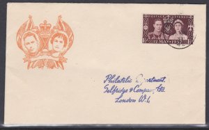 Coronation George VI 12th May 1937 FDC First day cover Unopened Illustrated