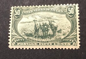 US Scott #291 F/VF Mint LH CV $600 / Price $360 ** FREE Shipping!!