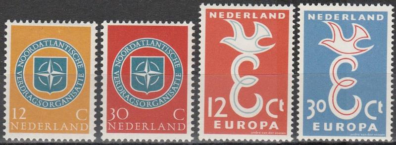 Netherlands #375-8  F-VF Unused CV $3.75 (A16738)