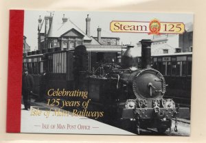 Sc #785 Booklet - Isle of Man - Steam Locomotive - 1998 - MNH - Superfleas