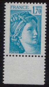 France 1978 Sc 1574 Sabine David Portrait Art Stamp MNH