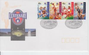 1996 Australia Football League Centenary 1492-95 FDC