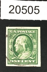 MOMEN: US STAMPS # 343 USED LOT # 20505