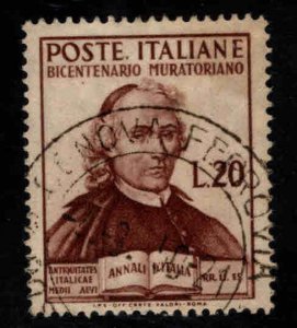 Italy Scott 540 Used Ludovico Muratori  stamp