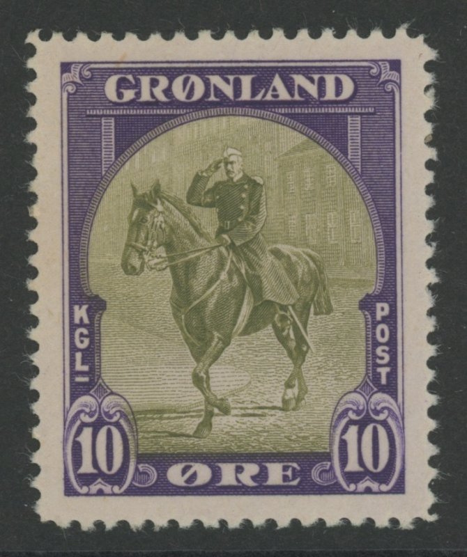 GREENLAND 13 * MINT LH (toned gum) (C 78)