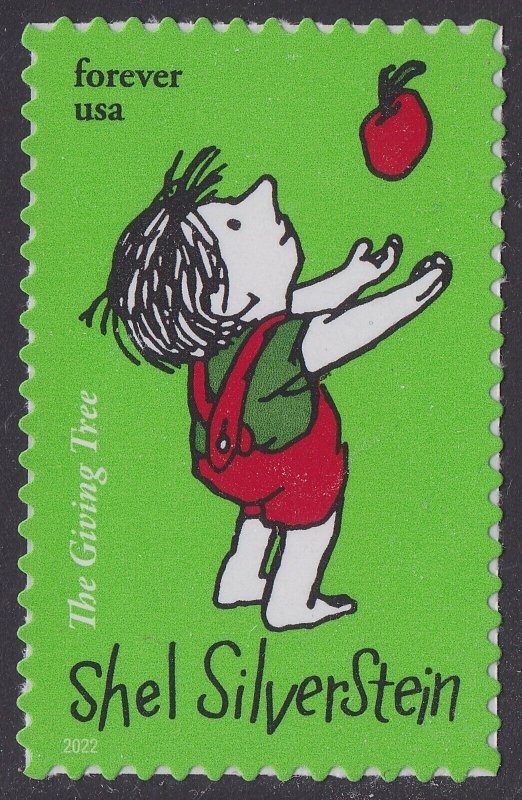 US 5683 Shel Silverstein forever single (1 stamp) MNH 2022