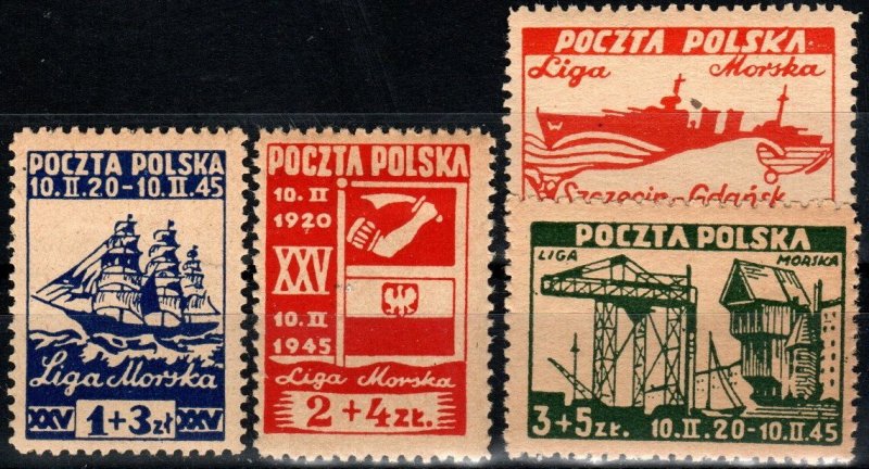 Poland #B36-9 F-VF Unused  CV $7.25 (X7116)