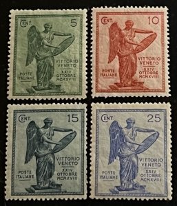 Italy Scott# 136, 137a-139a Unused F/VF H Set of 4 Perf 14, 14x13 1/2 Cat $12.50