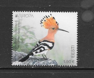 BIRDS - ESTONIA #949 HOOPOE   MNH