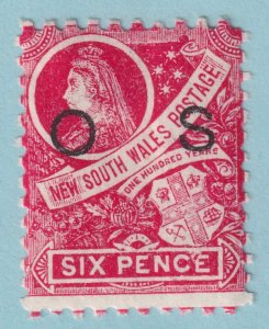 NEW SOUTH WALES O27 OFFICIAL  MINT HINGED OG * NO FAULTS VERY FINE! - UJP