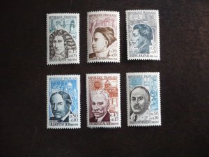 Stamps - France - Scott# B359-B364 - Mint Hinged Set of 6 Stamps