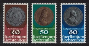 Liechtenstein Coins 2nd series 3v 1978 MNH SG#707-709