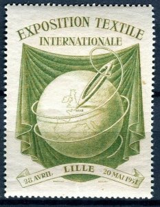 textile international exhibition cinderella poster stamp 1951 (4)