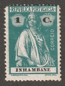 Inhombane, Stamp, Scott#74,  mint, hinged,