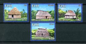 Fiji 2016 MNH Navala Village of Ba 4v Set Cultures Huts Buildings Stamps