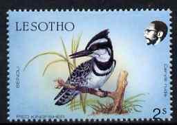 Lesotho 1988 Birds 2s Pied Kingfisher with slight perf sh...