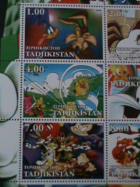 TAJIKISTAN--DINSEY CARTOONS-LOONEY TUNES-AT CHRISTMAS-MNH-SHEET VF-LAST ONE