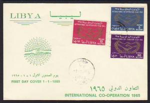 Libya 267-268,C51 Co-op Year 1965 U/A FDC 