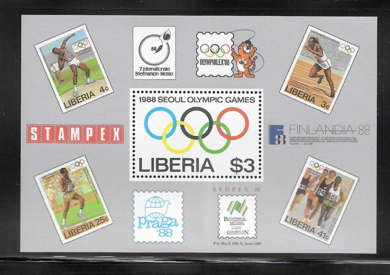 Liberia #1081 MNH Souvenir Sheet (15936) (Stock photo)