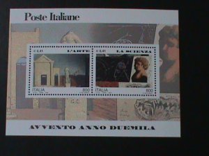 ITALY-2000-SC#2330-MILLENNIUM-ARTS & SCIENCE--MNH S/S VF WE SHIP TO WORLDWIDE