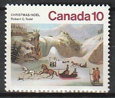 1974 Canada - Sc 652 - MNH VF - 1 single - Christmas - The Ice Cone by Todd