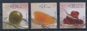 [I1904] Cyprus 2015 Gastronomy good set of stamps very fine MNH