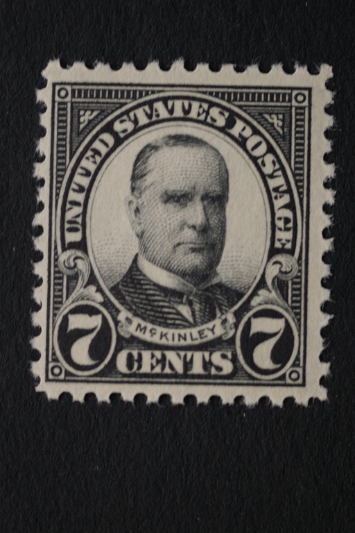 United States #559 7 Cent McKinley 1923 MNH