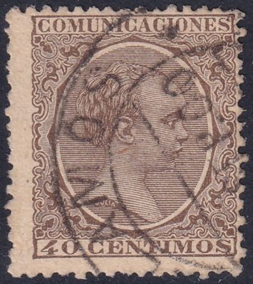 Spain 1889 Sc 265 used [..[lamos date cancel