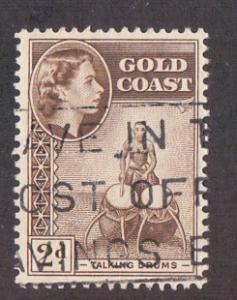 Gold Coast   #151   used   1952    2d