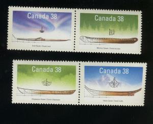 Canada 1989   - #1229 - 1232 Small Craft set - MNH