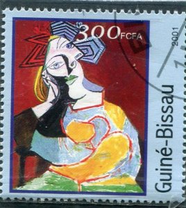 Guinea-Bissau 2001 PICASSO Paintings Stamp fine used Perforated VF