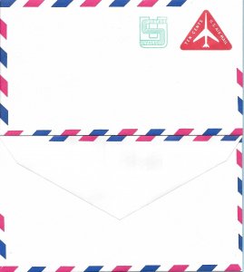 Scott#  UC45    UPSS#AM 105   Watermark 49A US air mail envelope.