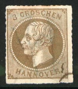 Germany, Hanover, Scott 29, Cohn Reprint