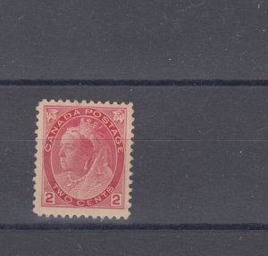 #77 Numeral 2 cent Carmine VF MNH Cat $270 Canada  