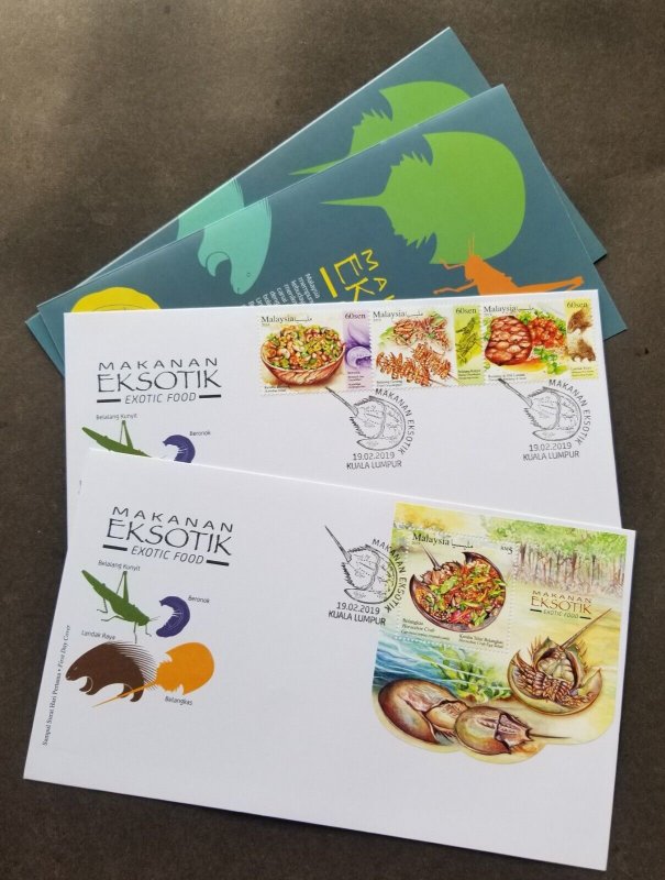 Malaysia Exotic Food 2019 Cuisine Insect Marine Life (FDC pair) *odd *unusual