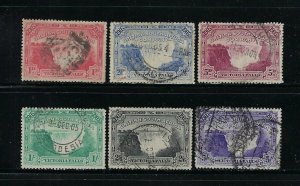 RHODESIA SCOTT #76-81 1905 VICTORIA FALLS SET- USED