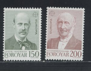 Faroe Islands 53-4 MNH