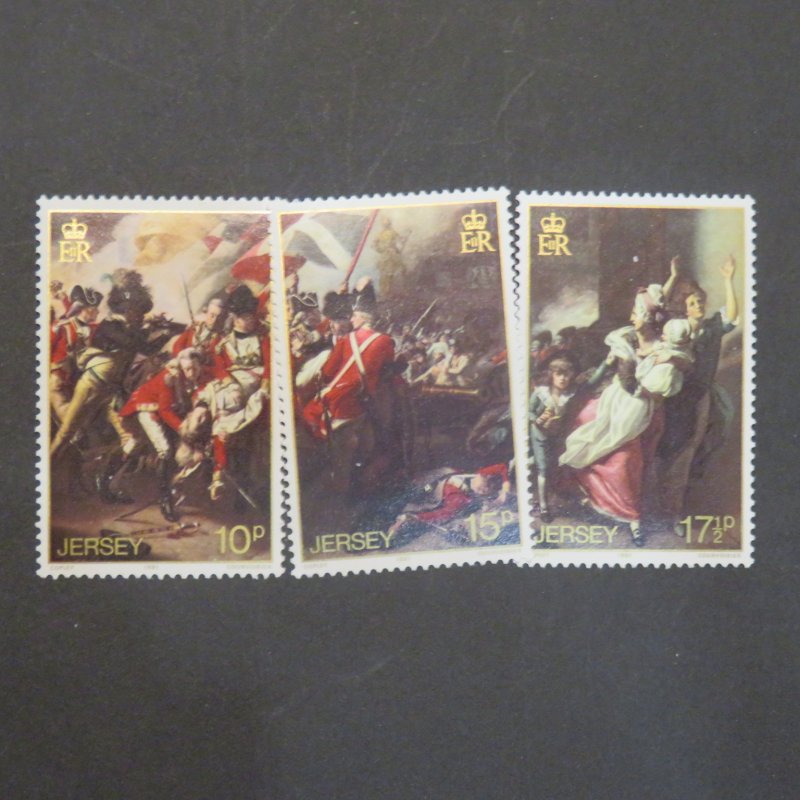 Jersey  243-245 Mint NH, OG, VF partial set Cv. $1.30