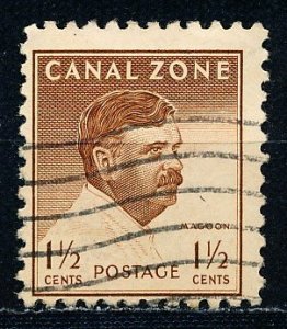 Canal Zone #137 Single Used