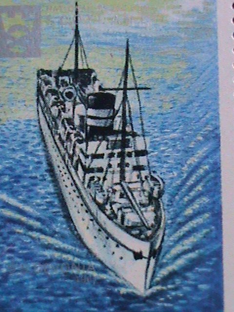 ​ST.KILDA-SCOTLAND FAMOUS SHIP-S.S. DEVONIA MNH SHEET VF WE SHIP TO WORLD WIDE