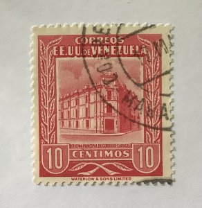 Venezuela 1953 Scott 652 used - 10c, Post Office, Caracas