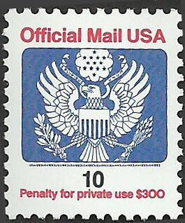 # O146A Mint Never Hinged ( MNH ) EAGLE HOLDING ARROWS AND BRANCH