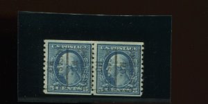 Scott #496a Washington Small Holes Var USED Pair of 2 Coil Stamps w/PSE Cert!!!!