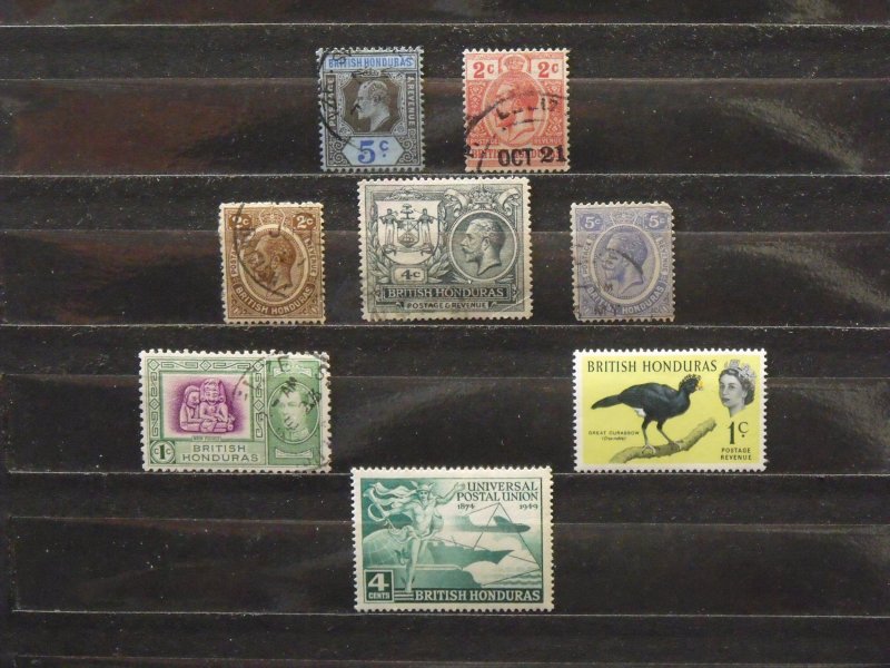 5506   British Honduras   MH/U # 60,76,90,93,97,115,137,167         CV$ 9.55