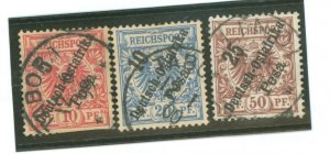 German East Africa #8-10 Used Single