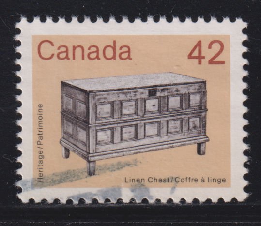 Canada 1081 Linen Chest 42¢ 1987
