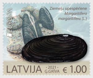 2021 Latvia Endangerd Wildlife (2) Europa  (Scott NA) MNH